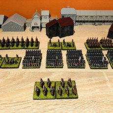 Picture of print of Infantry Pack - Black powder age - Epic History Battle 10mm