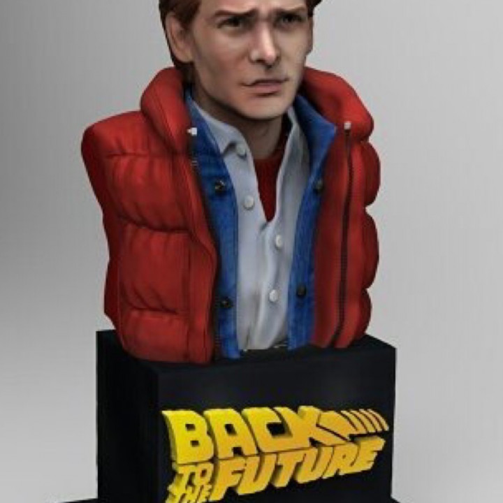 Marty McFly Bust image