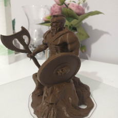 Picture of print of Viking Barbarian Sculpture