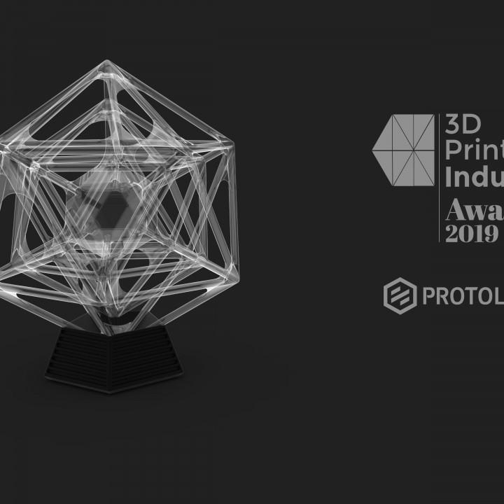 TROPHY - 3D PRINTING INDUSTRY AWARDS 2019 image