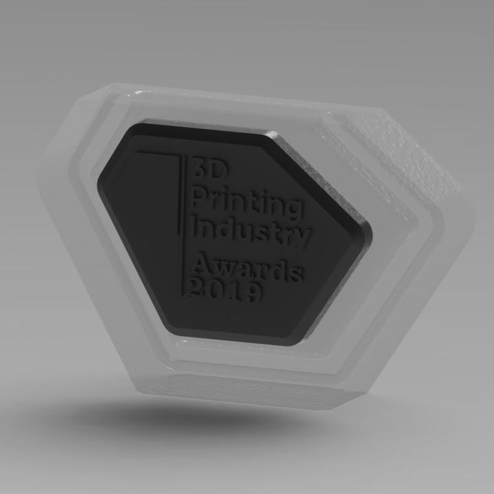 2019 3D Printing Industry Awards Trophy image