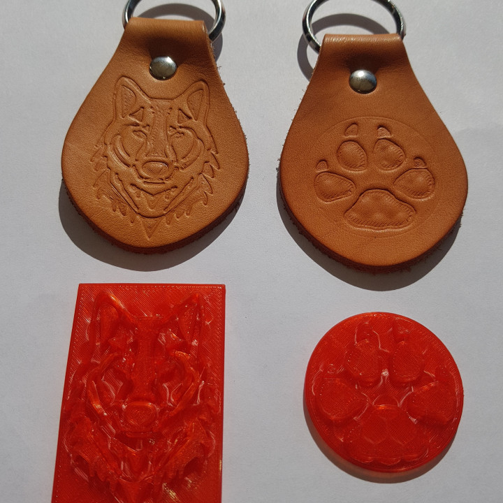 FUNDRAISER: Pick good any 8 for $125 leather stamps 3D