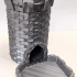 Medieval Stone Dice Tower - Modular print image