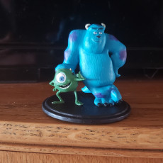 Picture of print of Mike and Sully From Monster inc