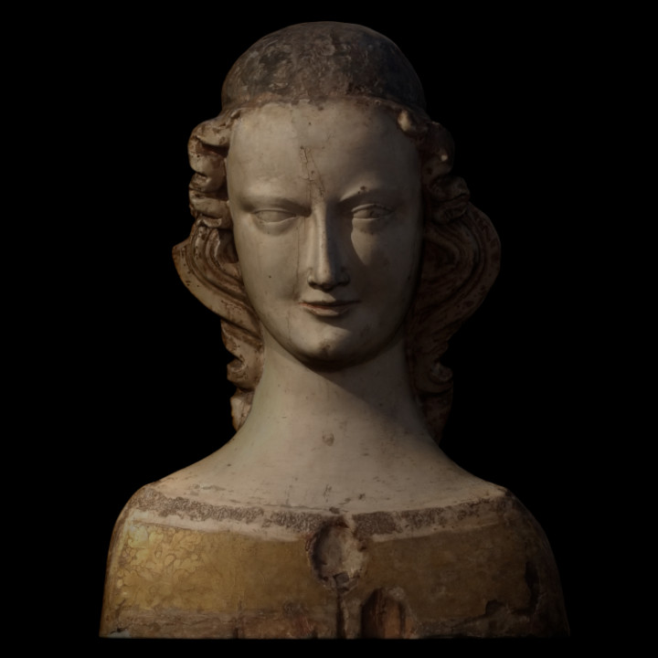 Reliquary Bust of a Female Saint image