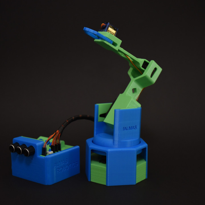 3D Printable M First - Educational Robotic Arm by Almas Robotics