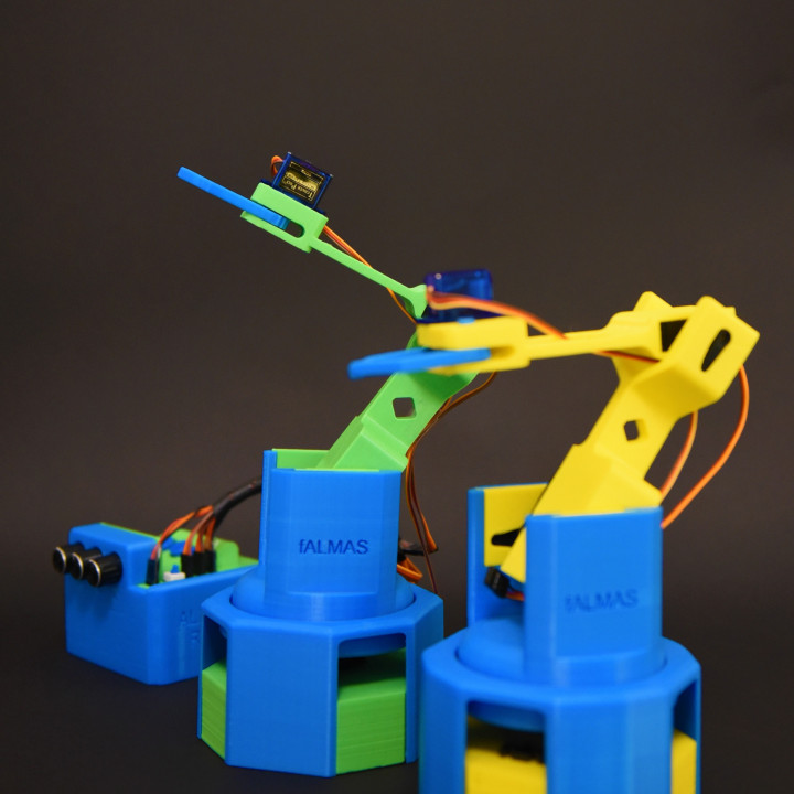 3D Printable M First - Educational Robotic Arm by Almas Robotics