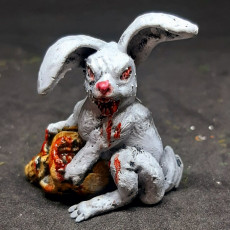 Picture of print of Monster easter bunny