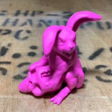 Picture of print of Monster easter bunny