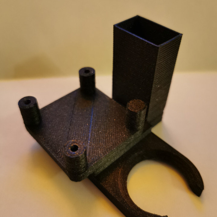 Wanhao D9 MKII MK2 Fan Duct with a flange for 50x50x15 Radialfan image