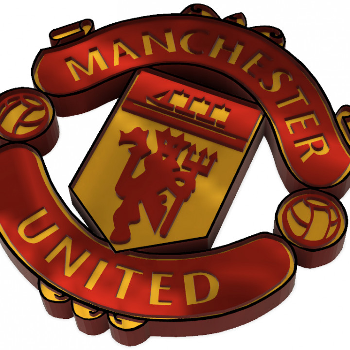 3D Printable Manchester United logo by Anthony Reitan