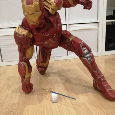 Picture of print of Iron Man MK43 - Super Hero Landing Pose - with lights - MINIMAL SUPPORTS EDITION Cet objet imprimé a été téléchargé par Jean-Philippe Paumier