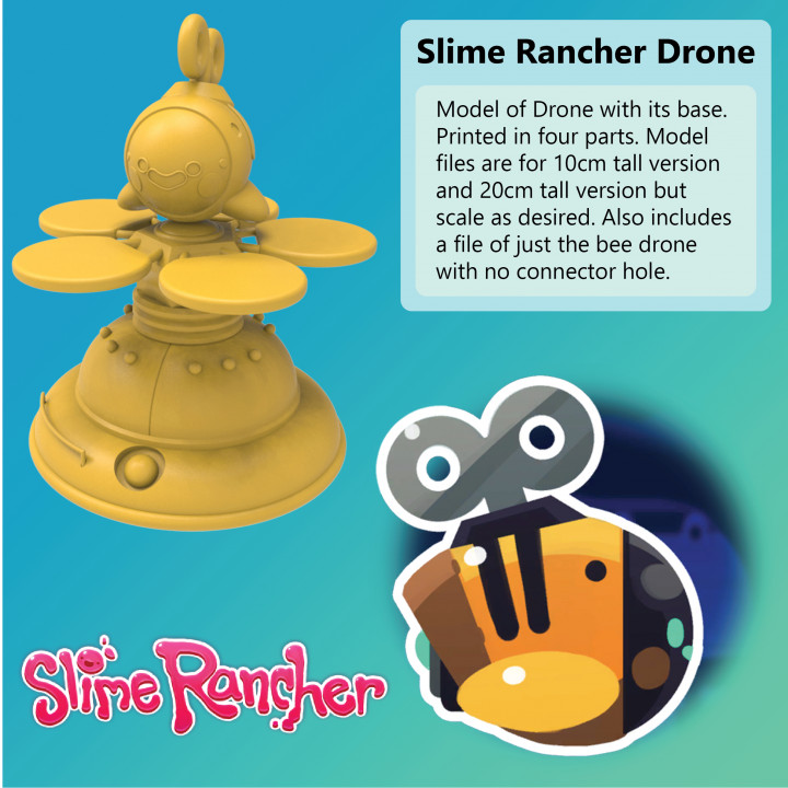 3D Printable Slime Rancher Drone by Homemade Mistakes