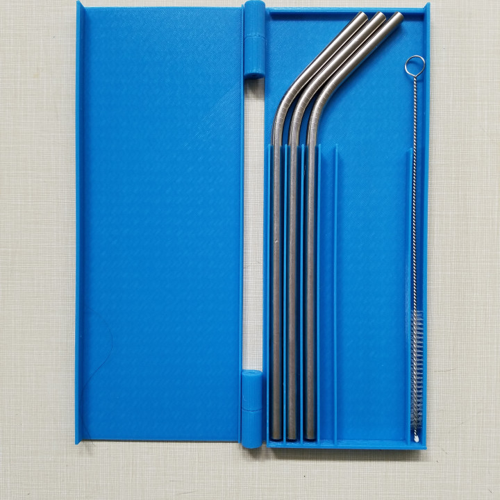 Re-usable Straw Holder image