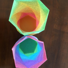 Picture of print of Multicolor Gradient Hexagonal Filament