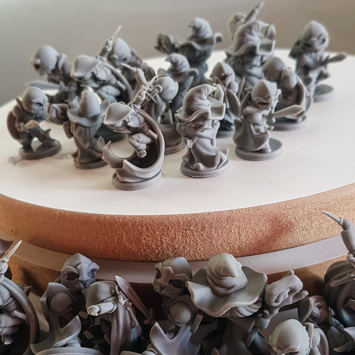 3D Printable RPG Heroes! Set_01 by Arminas Didziokas