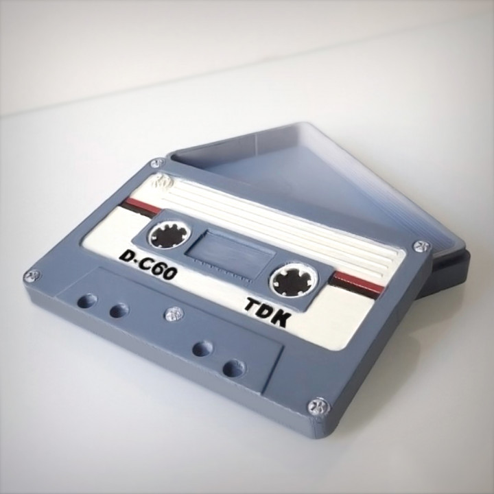 3D Printable Audio cassette box. by Alphonse Marcel 3d-printable-audio-cassette-box-by-alphonse-marcel