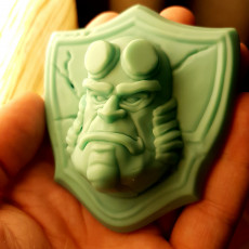 Picture of print of Hellboy badge