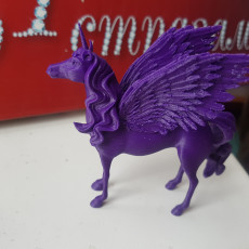 Picture of print of Majestic Alicorn (Flying Unicorn)