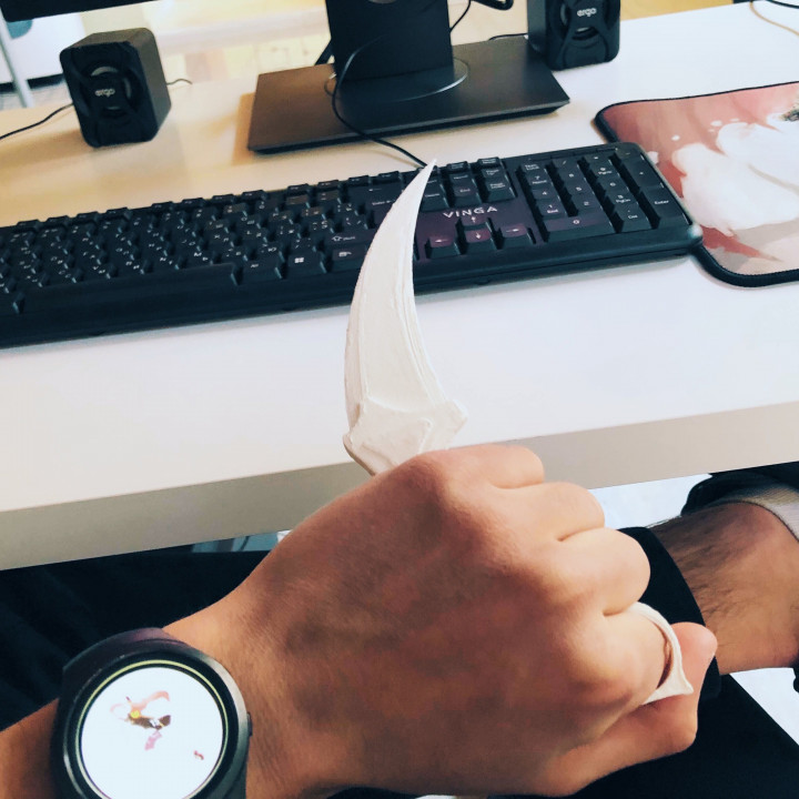 3D Printed Knife Karambit [Awesome and 100% useful] image