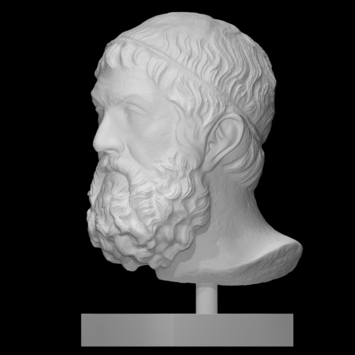 3D Printable Sophocles, Farnese type by Scan The World