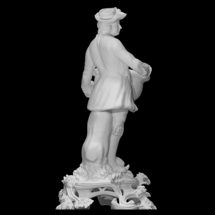 Louis XV Meissen Bouquetiere Figure image