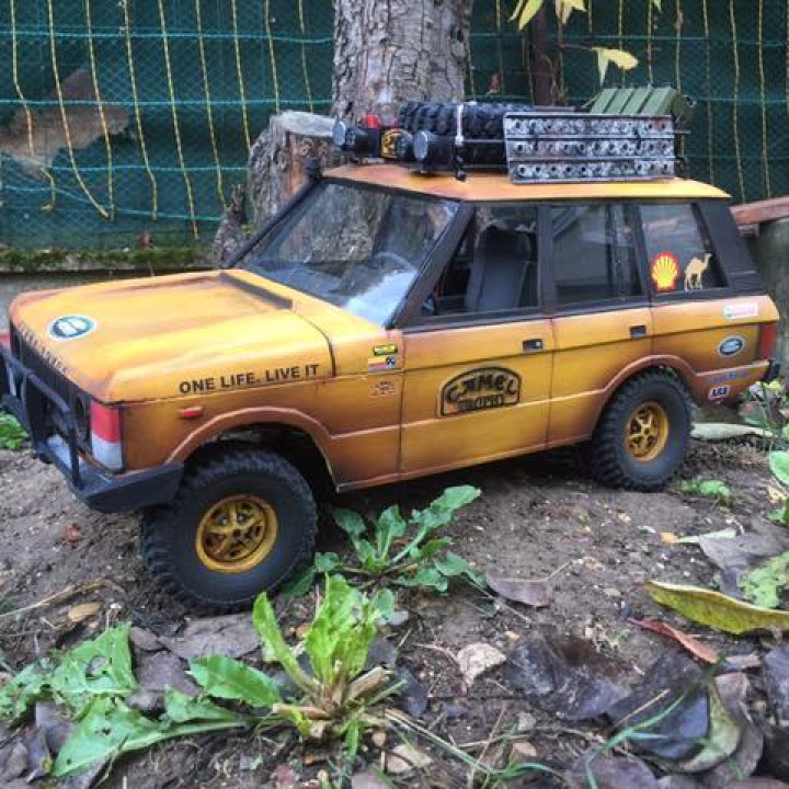 3D Printable body 1 10 RANGE ROVER classic wheelbase 313 by franck simonian