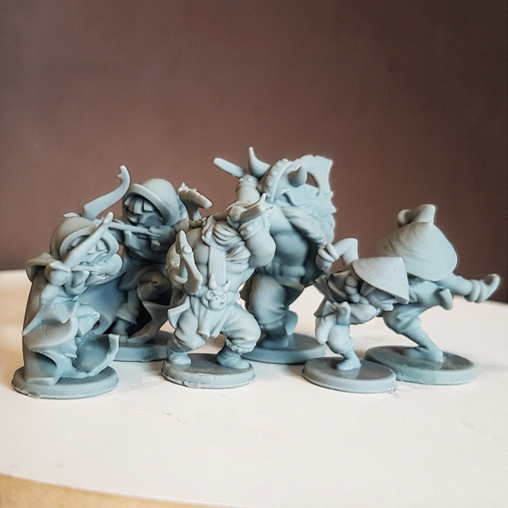 3D Printable RPG Heroes! Set_02 by Arminas Didziokas