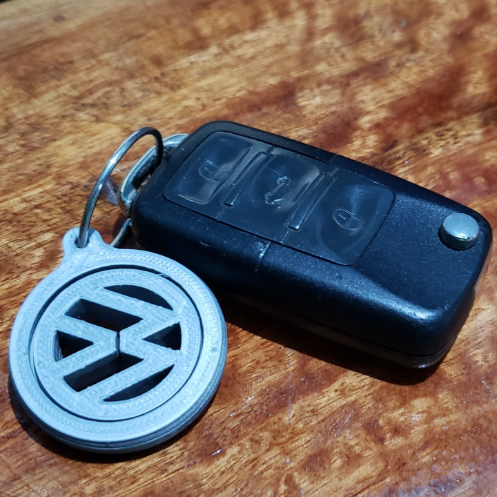Volkswagen Swivel Keychain image