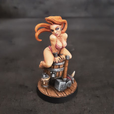 Picture of print of Runa - Dwarven Beauty (Fantasy Pin-up)