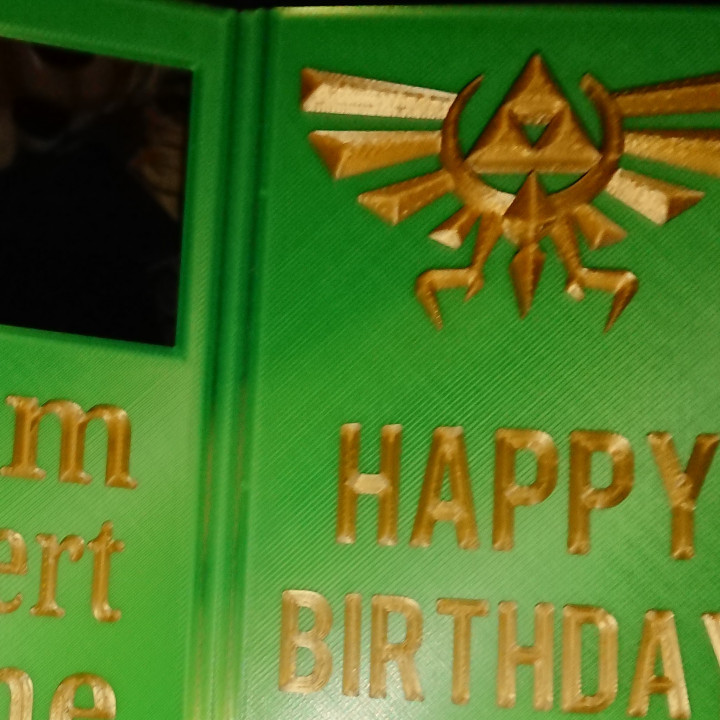 zelda birthday card image