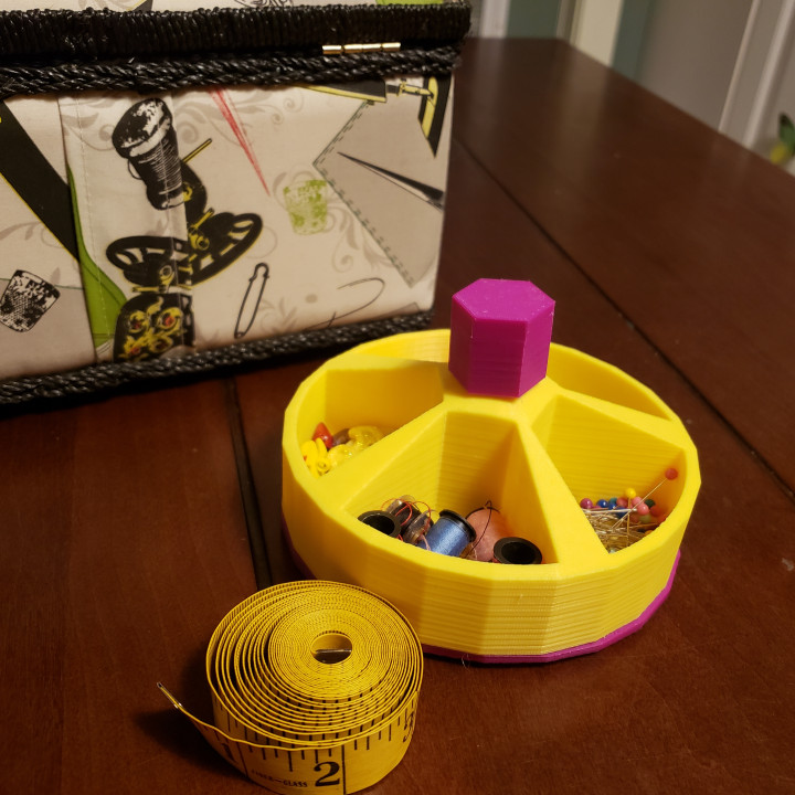 Stackable Small Parts/Supplies Organizer Turntable image