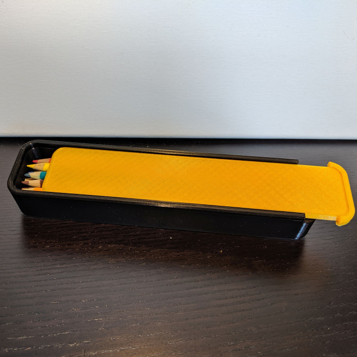 Sliding Top Pencil Case image