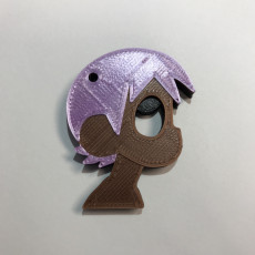 Picture of print of lil uzi vert vs the world keychain