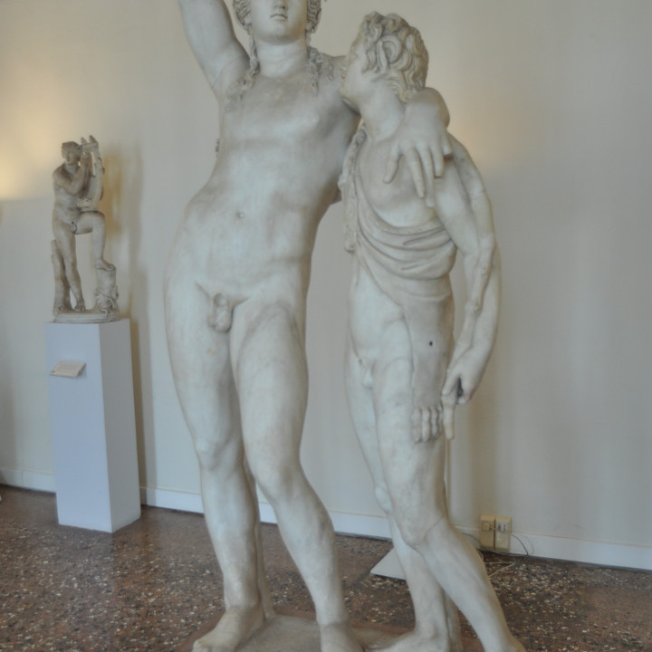 Dionysus and satyr image