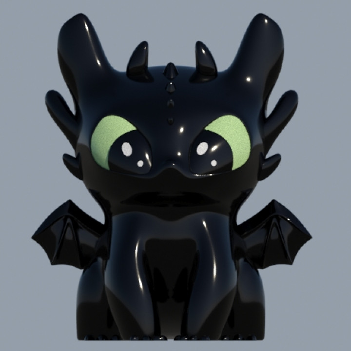 Toothless dragon_Night Fury image