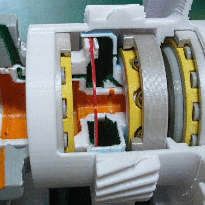 Jet Engine Component; Torque Meter, Helical Gear Train type image
