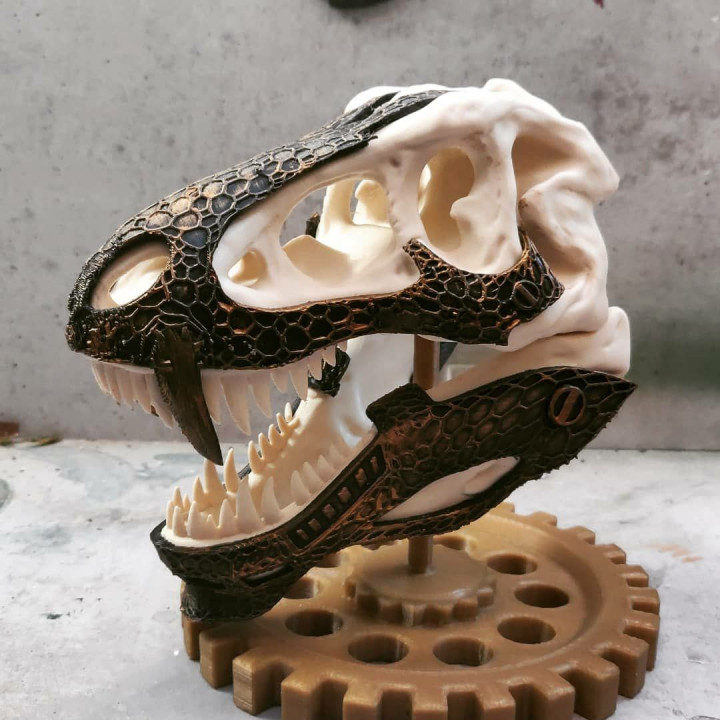 Gear-Base for the T-Rex 3000 Skull image