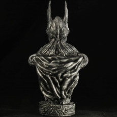 Picture of print of Bat bust