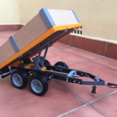 Picture of print of OpenRC Tractor dumper trailer This print has been uploaded by Isidro Pizarro Periañez