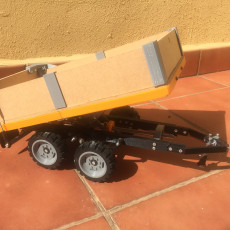 Picture of print of OpenRC Tractor dumper trailer