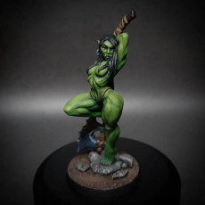 Picture of print of Yagraz - Orc Beauty (Fantasy Pin-Up)