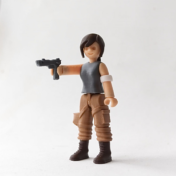 3D Printable Lara Croft by Aitor Baltziskueta