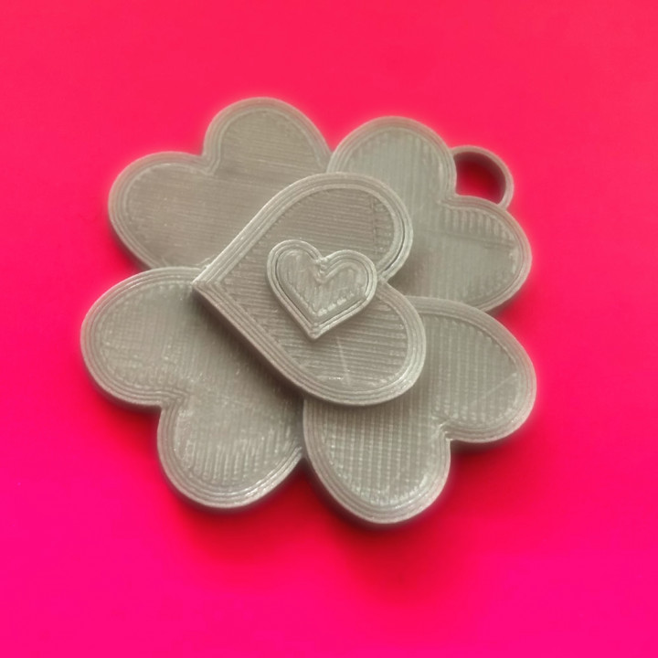 Heart Keychain or Pendant image