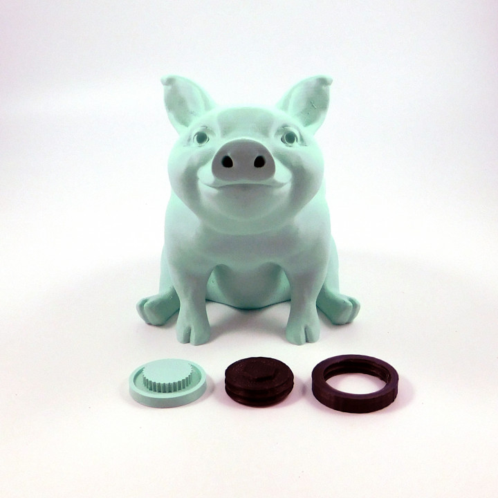 Piggy Sitting: Piggy Bank Version image