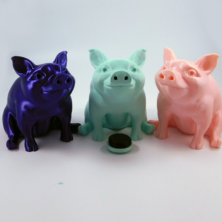 Piggy Sitting: Piggy Bank Version image