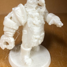 Picture of print of Dwarven Engineer (Pre-Supported)