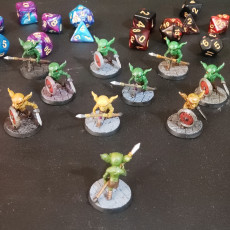 Picture of print of Goblins w Weapons
