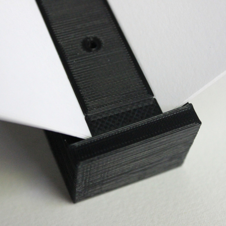 3D Printable Modifiable Bookbinding Awl Guide and Cradle by anna