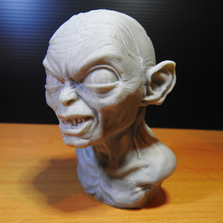 Golum bust, from Lord Of The Rings image